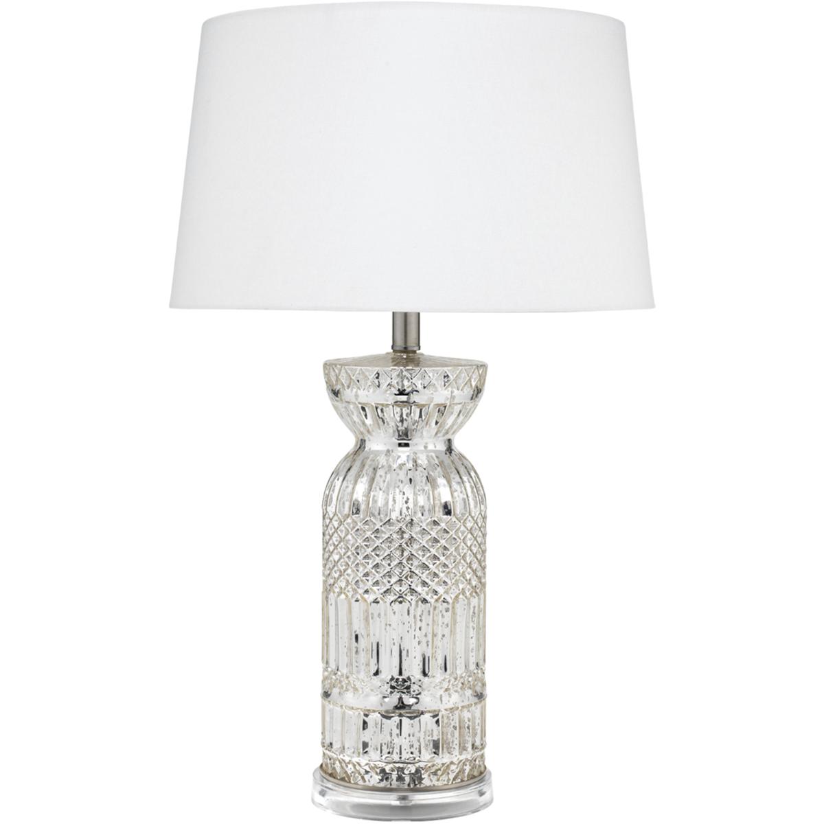 Jamie Young Co LSISLANI Isla 25 inch 150 watt Silver Mercury Glass Table Lamp Portable Light