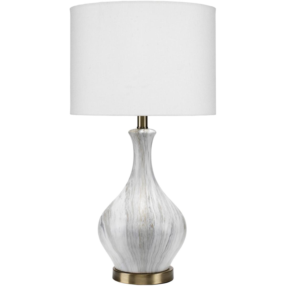 Jamie Young Co LSMILAMRB Mila 26.5 inch 100 watt Grey Table Lamp Portable Light