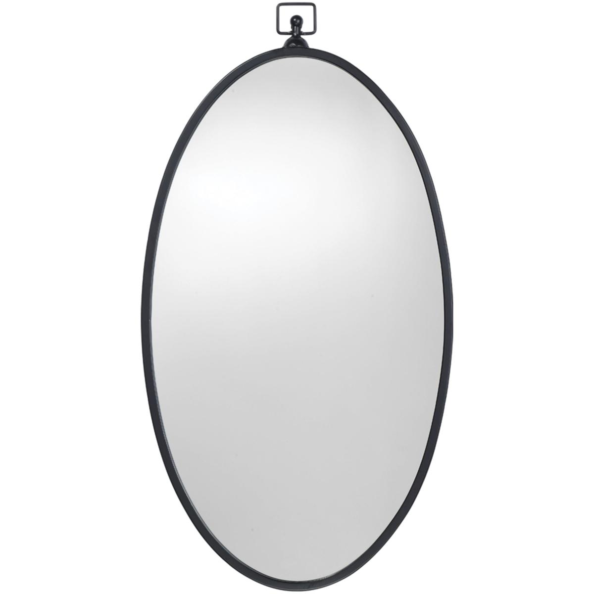 Jamie Young Co LSWADEBK Wade 3425 X 1775 inch Black with Beveled Mirror Wall Mirror