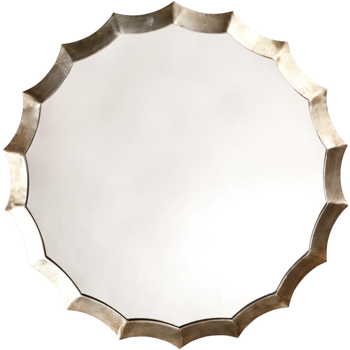 Leon Wall Mirror - Antiqued Silver | Dressing Mirror, Vanity Mirror - Functional, Aesthetic