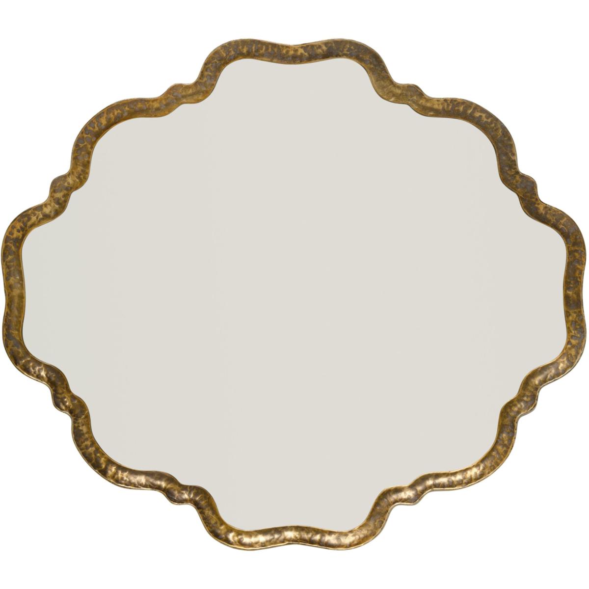 Jamie Young Co WLMIR14 Elise 31 X 27 inch Antique gold Mirror