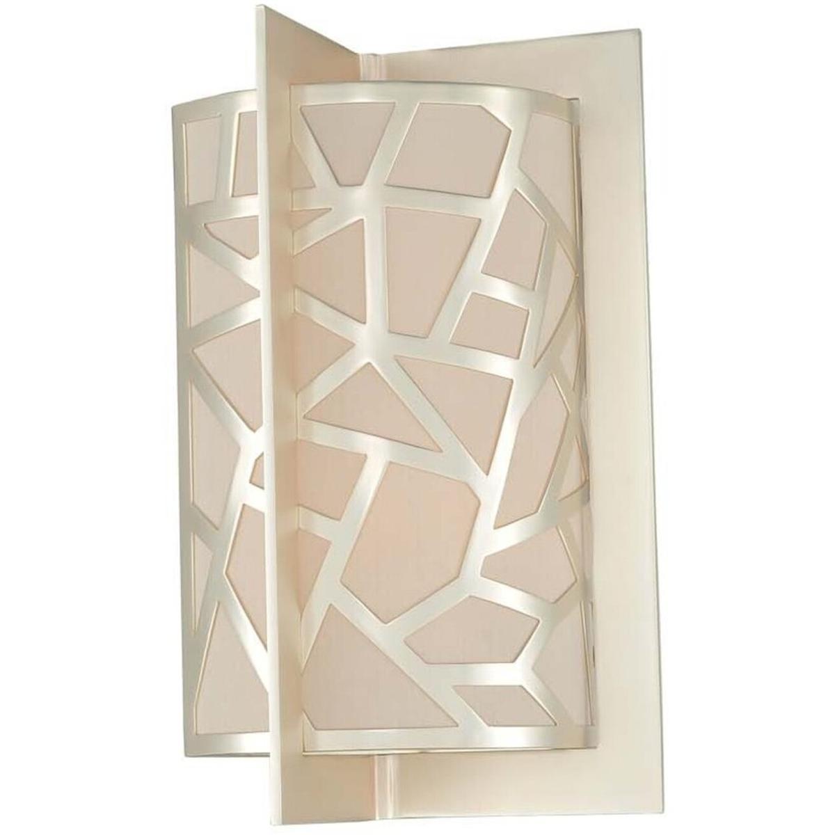 Kalco 303521RS Miramar 2 Light 8 inch Rose Silver ADA Wall Sconce Wall Light