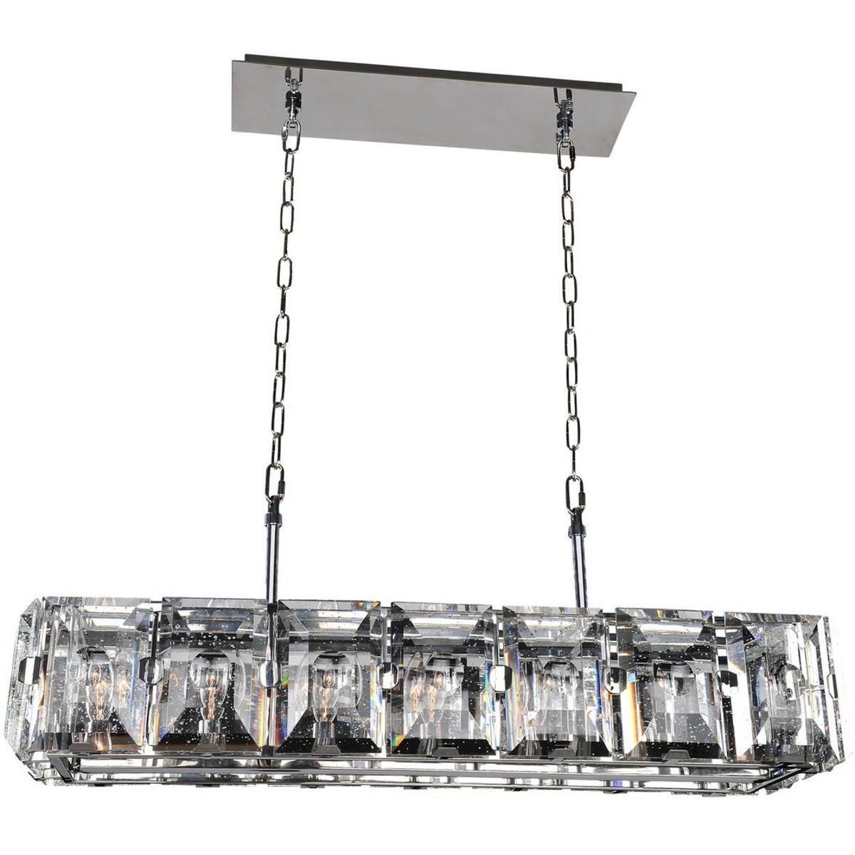 Kalco 390465SL Giada Island Light Ceiling Light in Stainless Steel