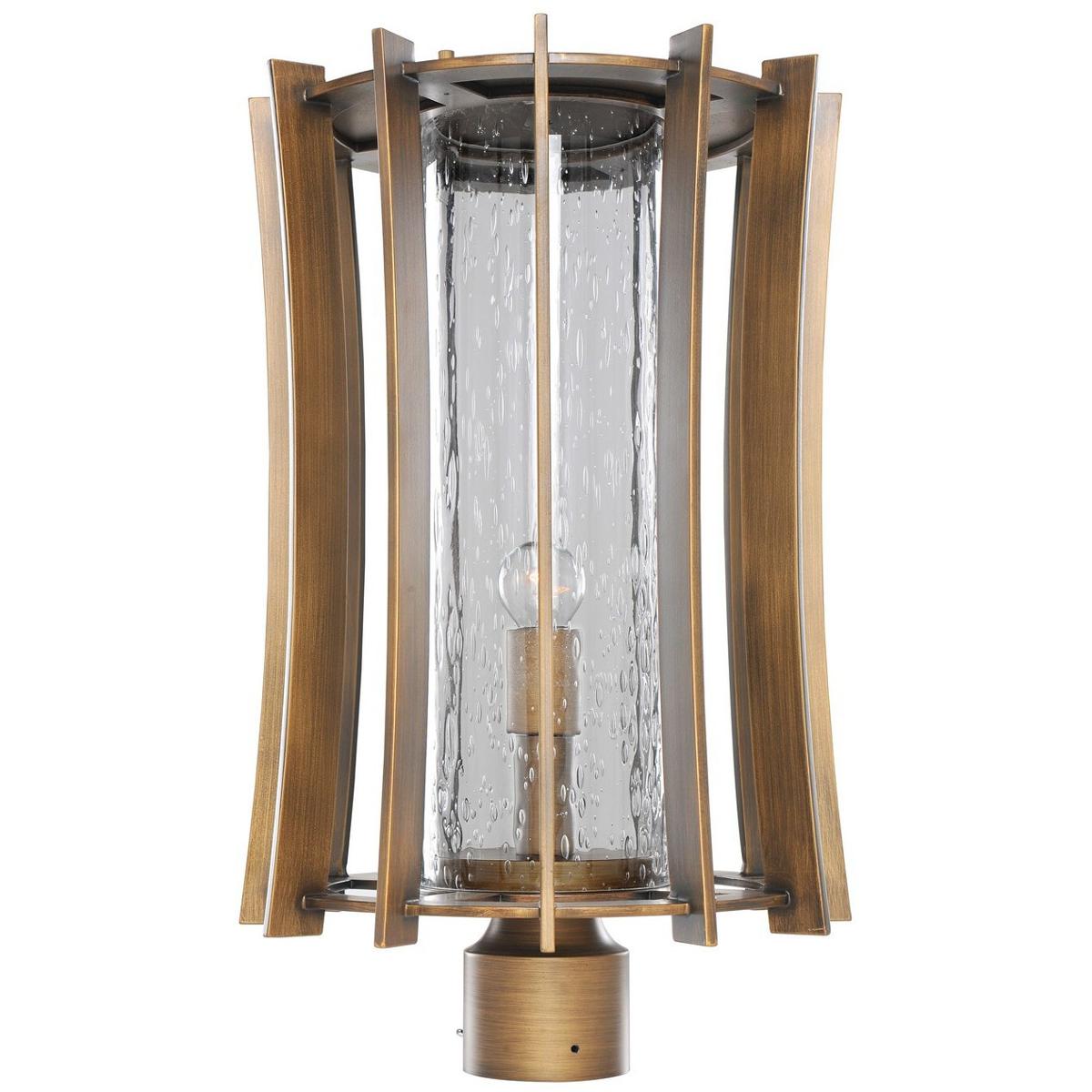 Kalco 400601MZ Ronan 1 Light 20 inch Modern Bronze Post Mount Pier Mount
