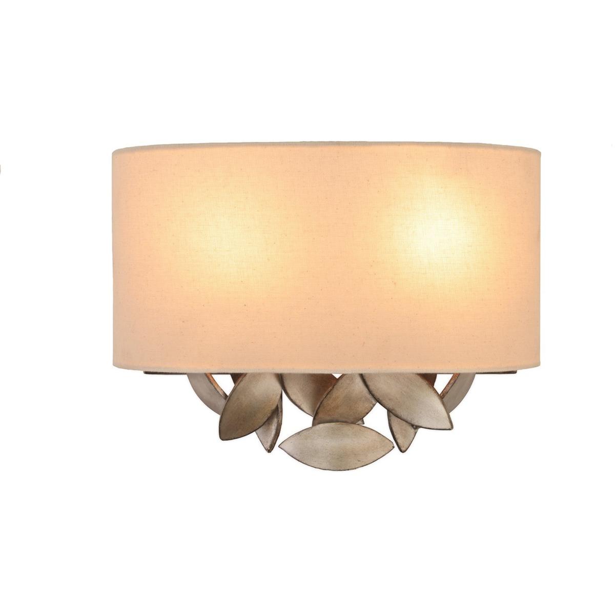 Kalco 501125SM Eden Wall Sconce Wall Light in Moon Silver