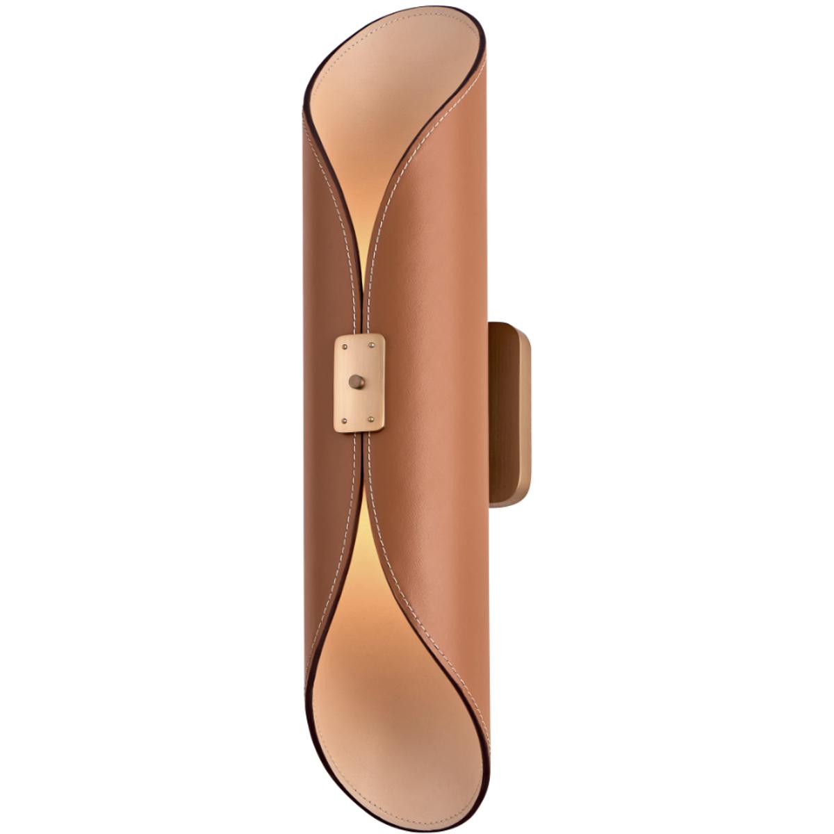 Kalco 519921STB Cape Wall Sconce Wall Light in Satin Brass