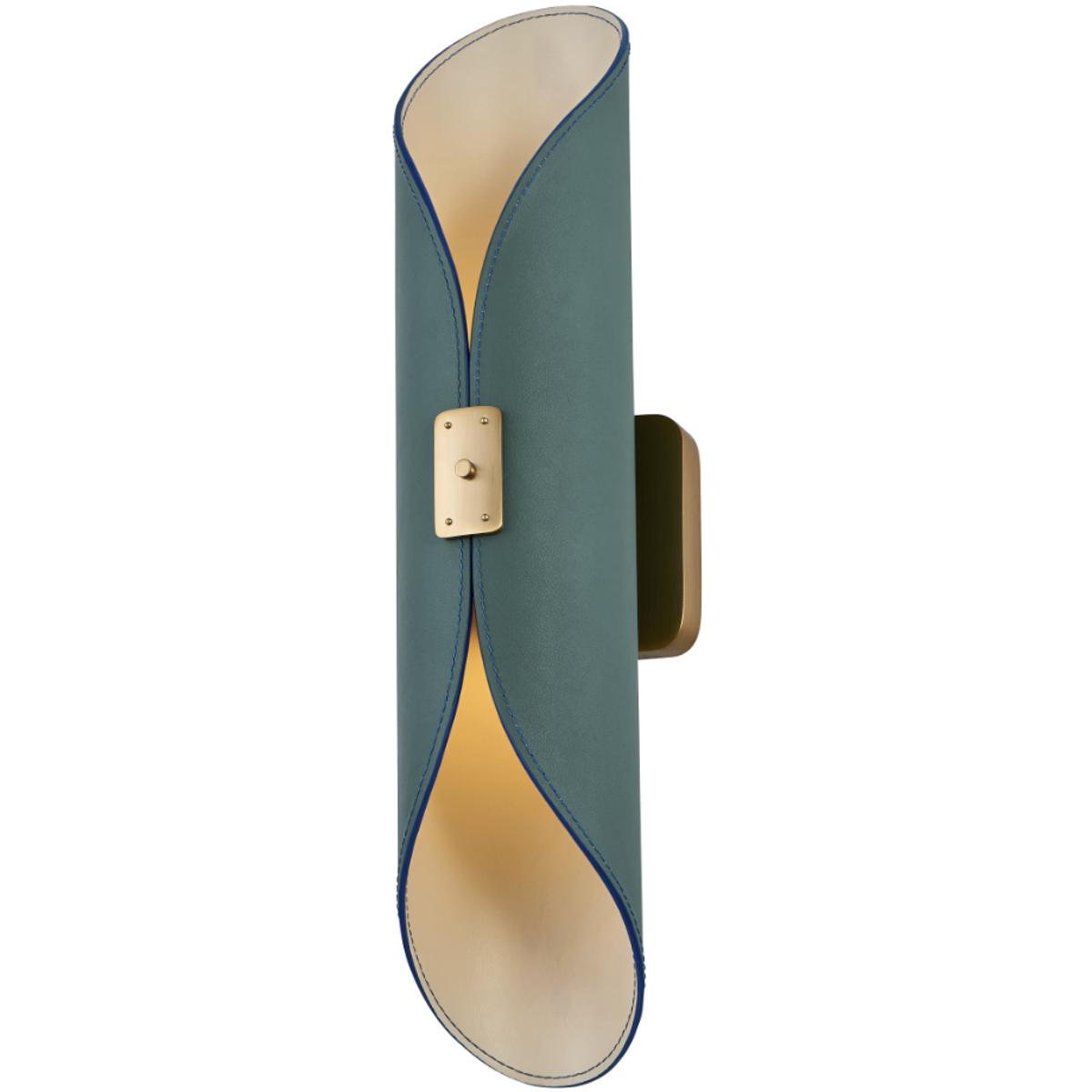 Kalco 519923STB Cape Wall Sconce Wall Light in Satin Brass