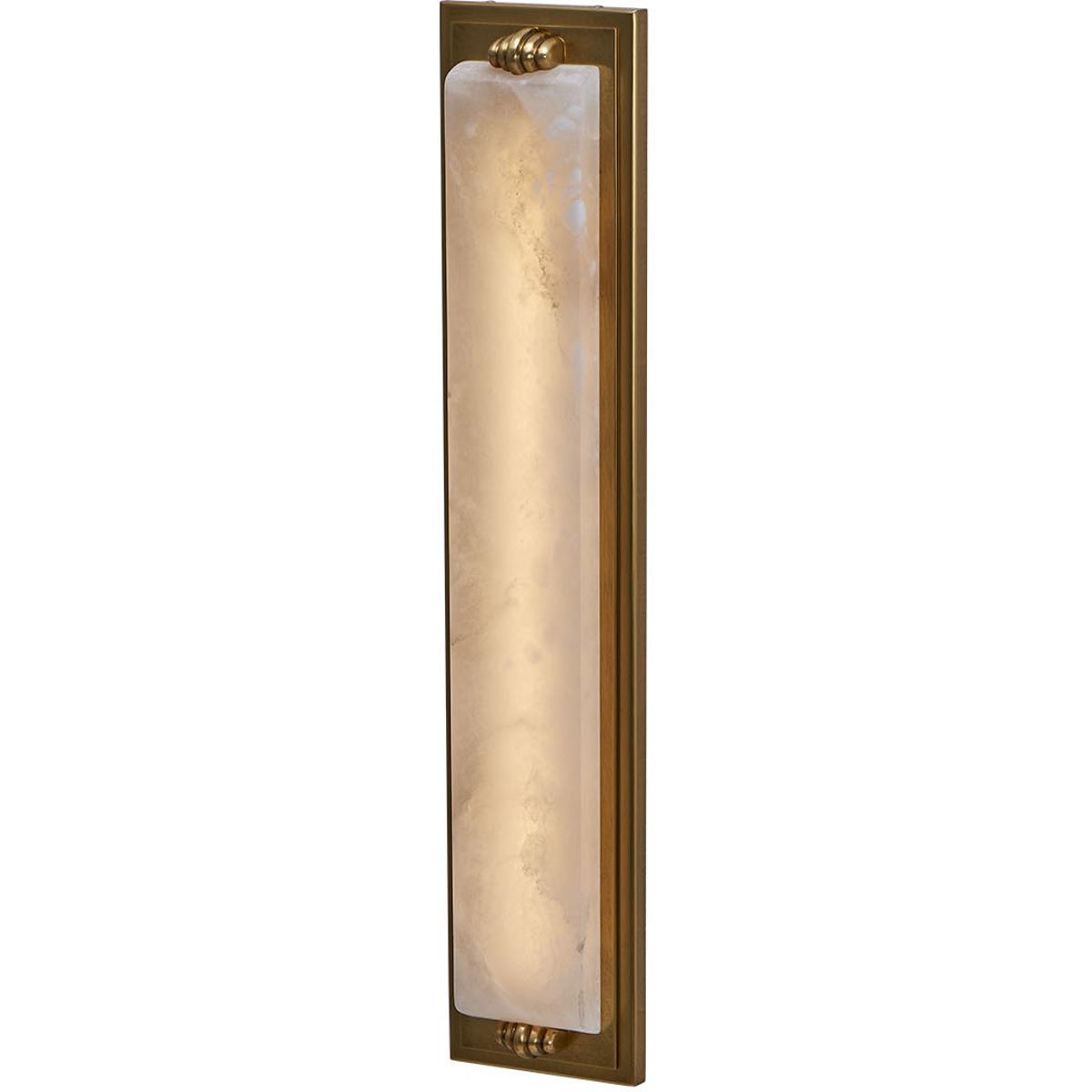 Kalco 523431TRB Gypsum Wall Sconce Wall Light in True Brass