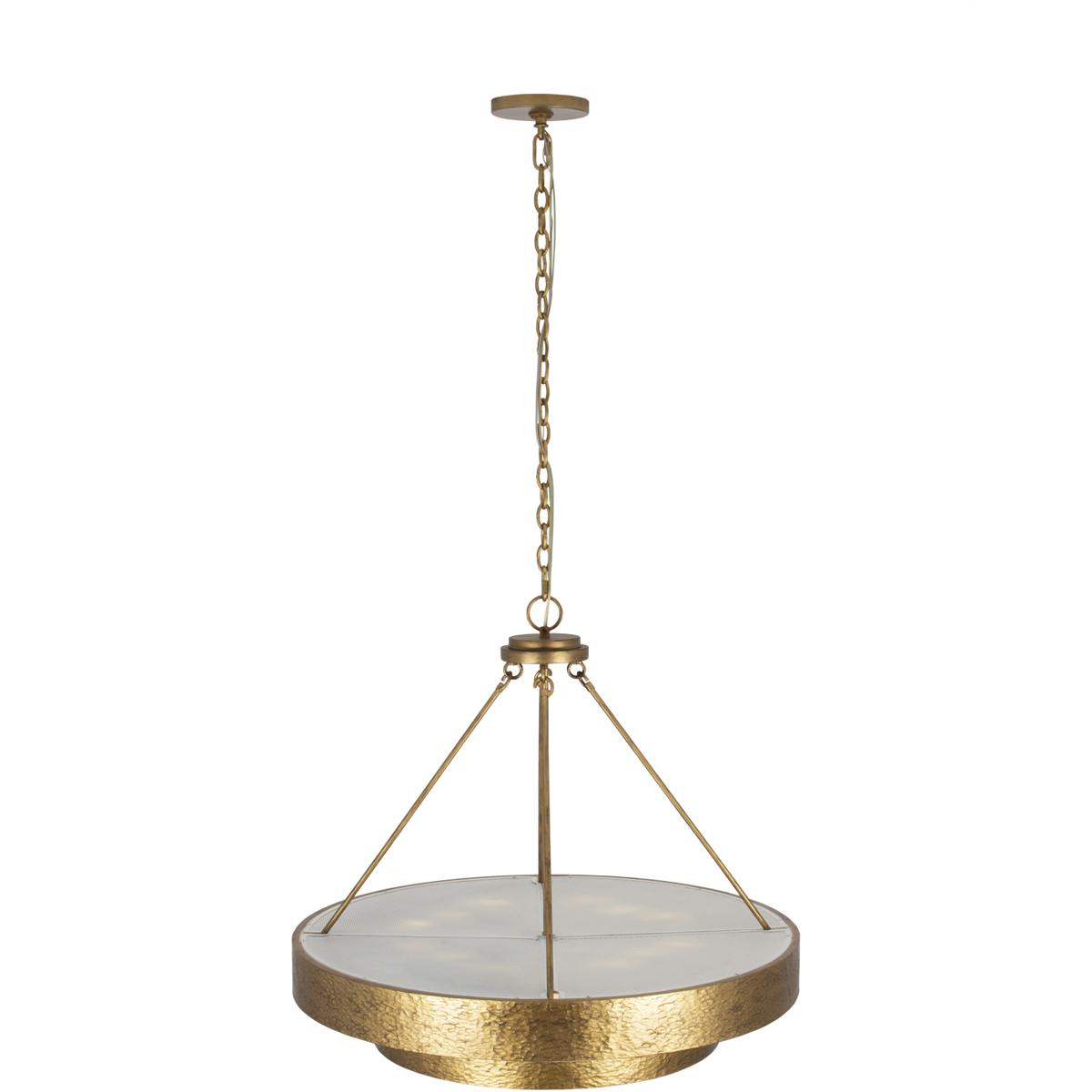 Kalco 528655RSG Moda 12 Light 32 inch Rustic Gold Chandelier Ceiling Light