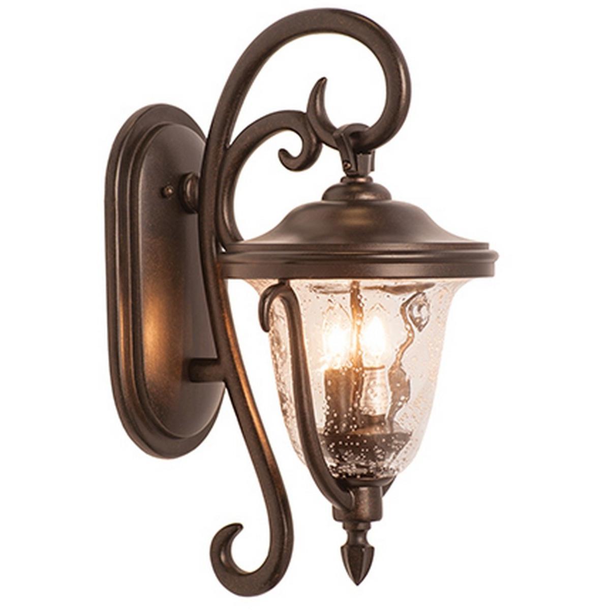 Kalco 9001BB Santa Barbara Outdoor Wall Sconce Wall Light in Burnished Bronze