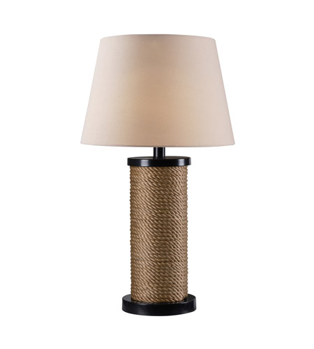 Outdoor Table Lamp In Oil Rubbed Bronze, Bronze Outdoor Solar Table Lamp