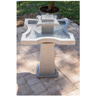 Kenroy Lighting 51057CON Quad Concrete Outdoor Floor Fountain alternative photo thumbnail
