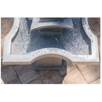 Kenroy Lighting 51057CON Quad Concrete Outdoor Floor Fountain alternative photo thumbnail