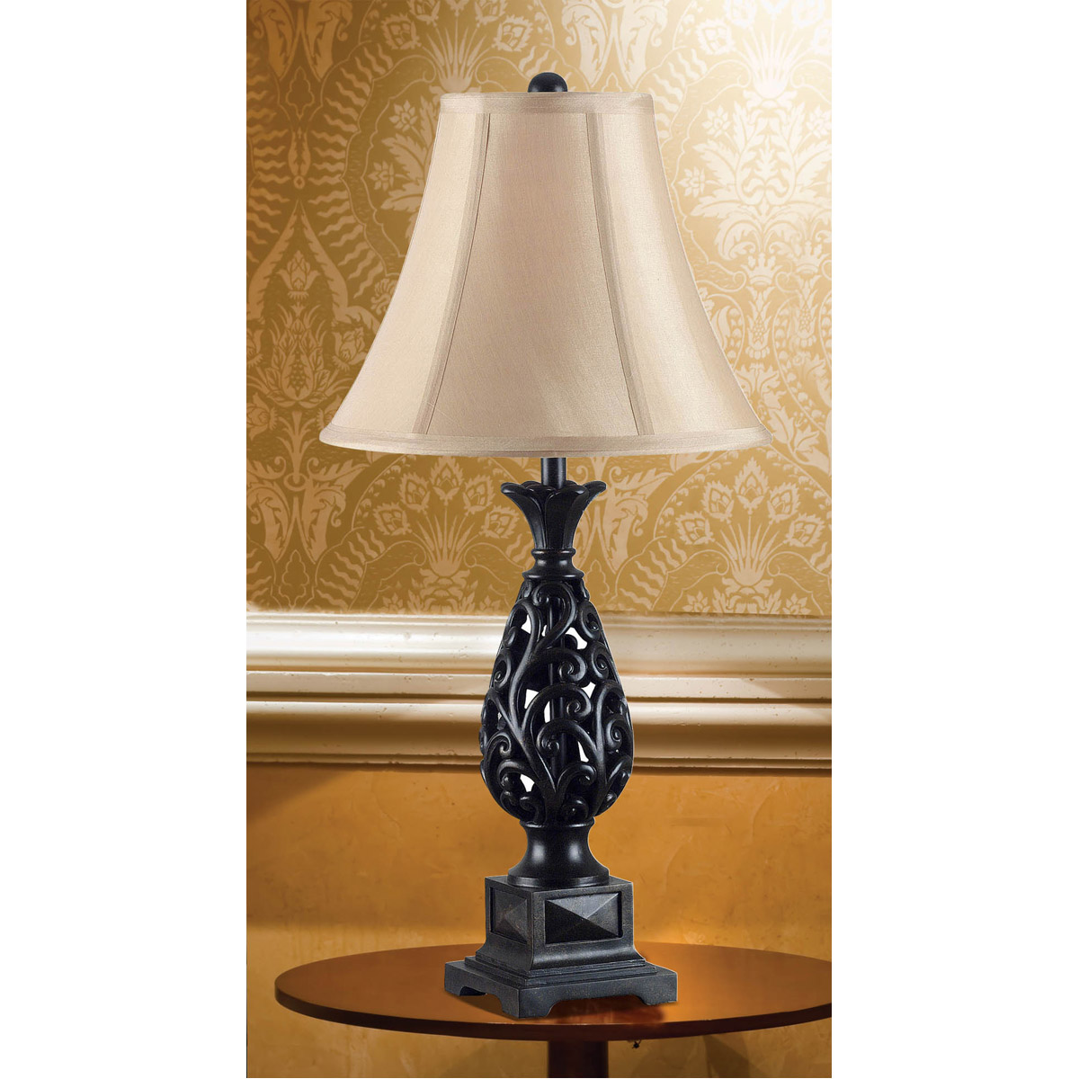 Kenroy Lighting 21017GFBR Prescott Table Lamp Golden Flecked Bronze eBay