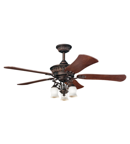 Kichler Lighting Heather Fan In Mission Copper 300115mco