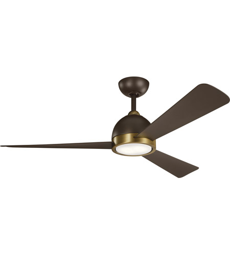 Incus 56 Inch Satin Natural Bronze Indoor Ceiling Fan