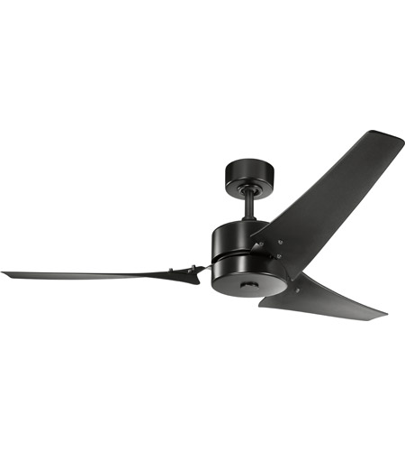 Kichler 330010SBK Motu 60 inch Satin Black Ceiling Fan photo