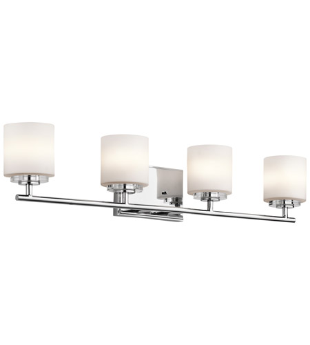 Kichler 45503ch O Hara 4 Light 31 Inch Chrome Vanity Light Wall Light