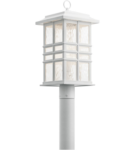 Kichler 49832WH Beacon Square 1 Light 21 inch White Outdoor Post Lantern