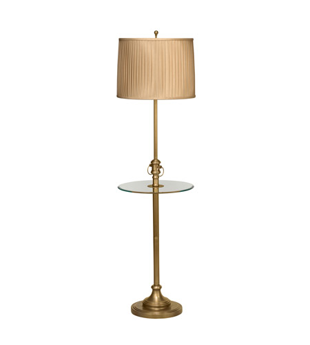 Kichler Lighting Pressick 1 Light Floor Lamp - Tray in Aged Brass 74233CA photo