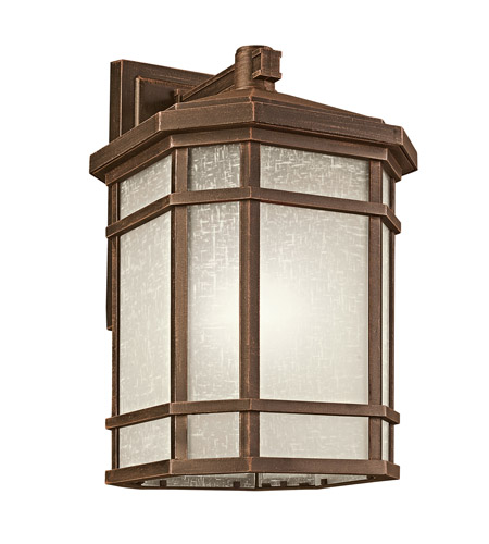 Cameron 1 Light Outdoor Wall Lights in Prairie Rock 9721PR