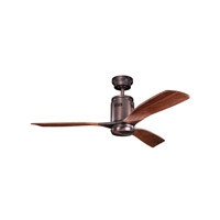 Kichler 300145OBB Ridley 42 inch Oil Brushed Bronze with Oak MS-99613 Blades Fan photo thumbnail