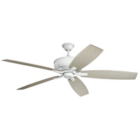 Kichler 310206MWH Monarch 70 inch Matte White with WTHRD WHT WALNU Blades Indoor/Outdoor Ceiling Fan photo thumbnail