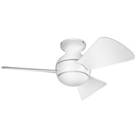 Kichler 330150mwh Sola 34 Inch Matte White Ceiling Fan