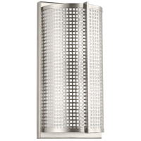 Kichler 48117NI Perforated 2 Light 8 inch Brushed Nickel Wall Sconce Wall Light photo thumbnail