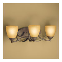 Kichler Lighting Lombard 3 Lt Wall Mounted Bath Fixture in Aged Bronze 5240AGZ photo thumbnail