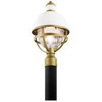 Kichler 59052WH Tollis 1 Light 18 inch White Outdoor Post Lantern photo thumbnail