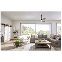 Kichler 300365sbk Imari 65 Inch Satin Black With Weathered White