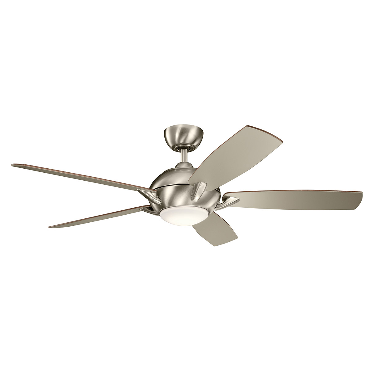 Kichler 330001BSS Geno 54 inch Brushed Stainless Steel with Silver Blades Ceiling Fan