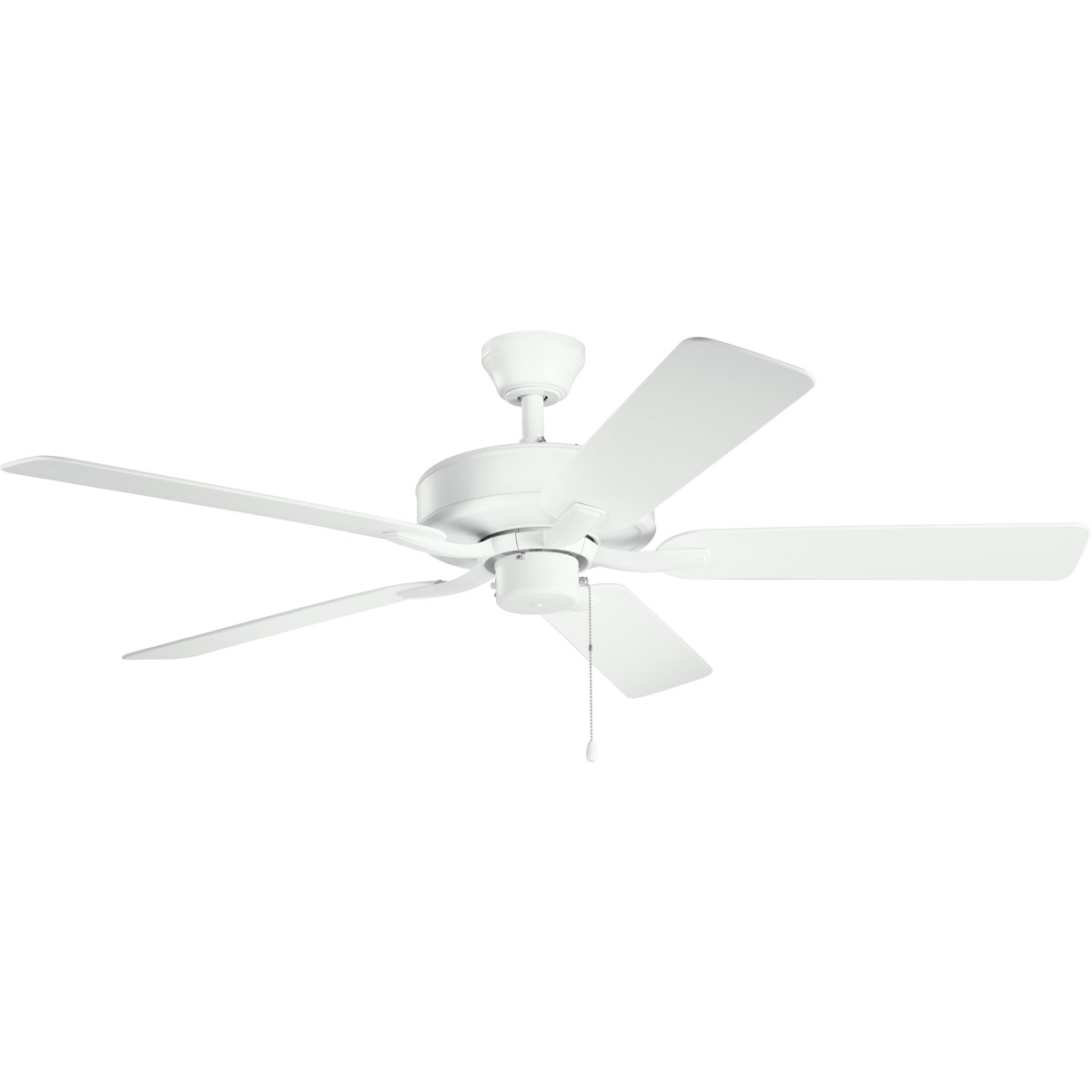 Kichler 330015MWH Basics Pro Patio 52 inch Matte White Ceiling Fan