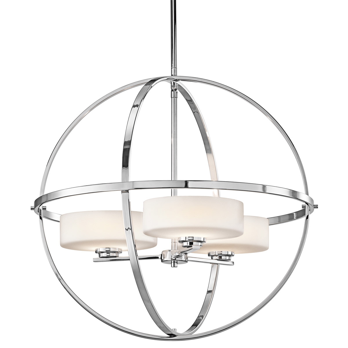 Kichler Lighting 42505CH Olsay 3 Light 23 inch Chrome ...