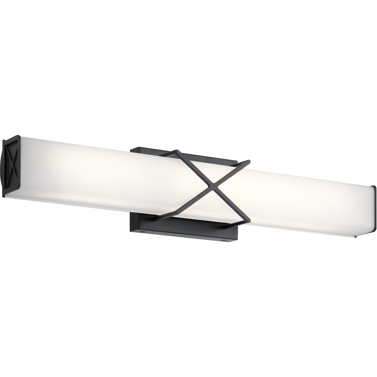 Kichler 45657MBKLED Trinsic LED 22 inch Matte Black Linear Bath Medium Wall Light, Medium