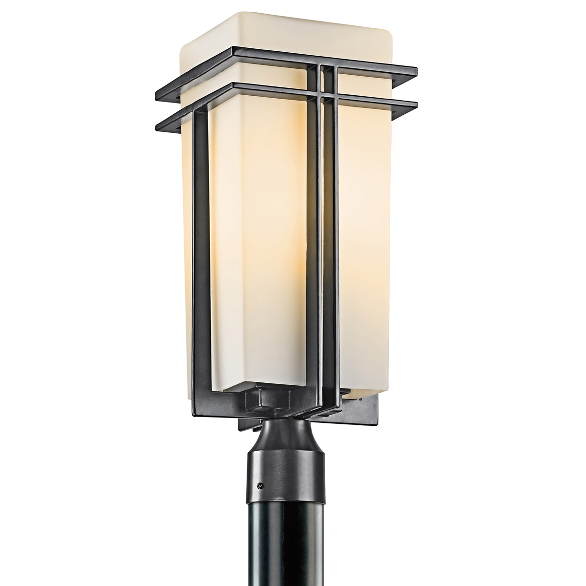 Kichler 49207BK Tremillo 1 Light 20 inch Black Outdoor Post Lantern