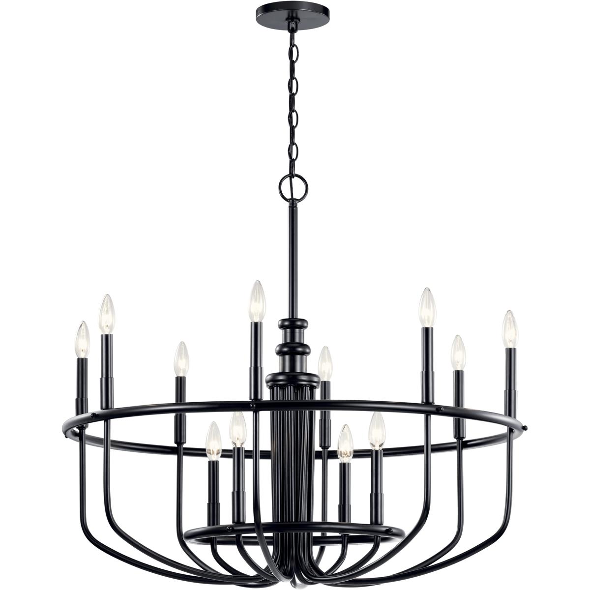 Kichler Lighting 52305BK Capitol Hill Chandelier Black eBay