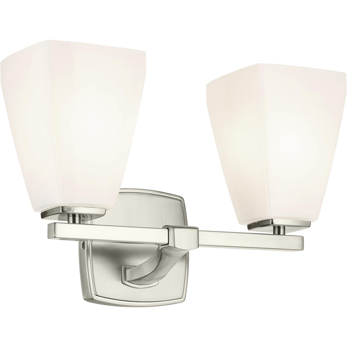 Kichler 55215NI Marant 2 Light 14.25 inch Brushed Nickel Vanity Light Wall Light