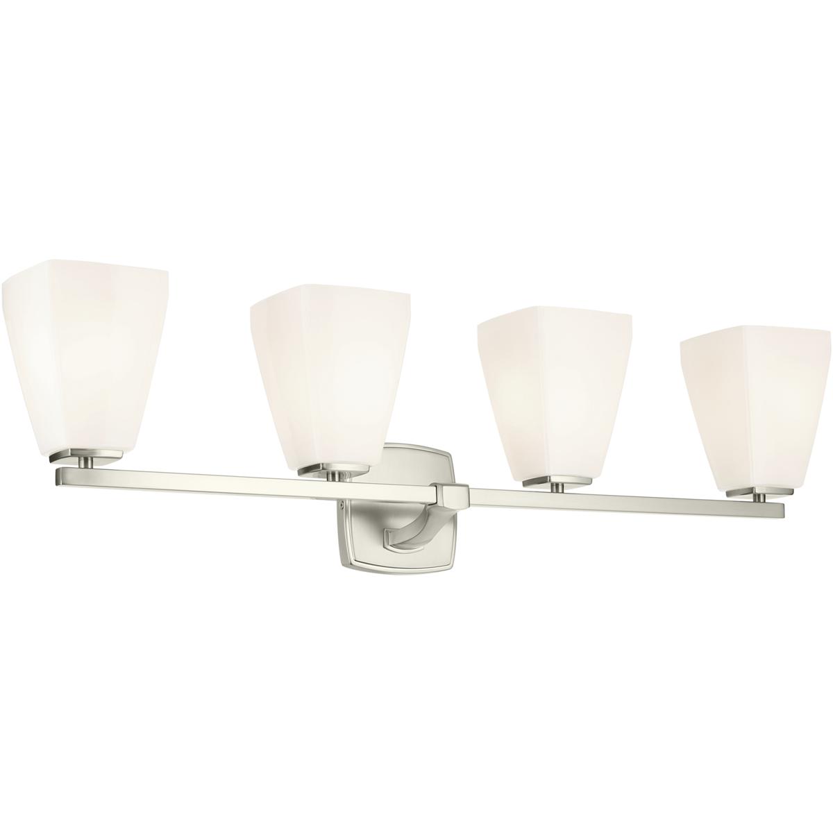 Kichler 55217NI Marant 4 Light 33.25 inch Brushed Nickel Vanity Light Wall Light
