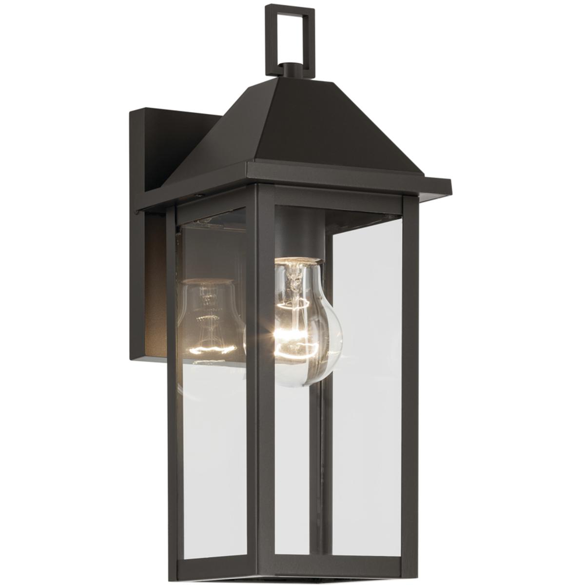 Kichler 59157OZ Prin 1 Light 14 inch Olde Bronze Outdoor Wall Light, Small