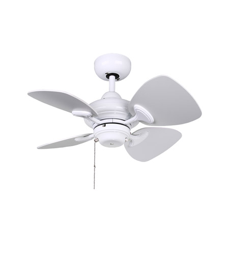 Kendal Lighting Ac16324 Wh Aires 24 Inch White Ceiling Fan