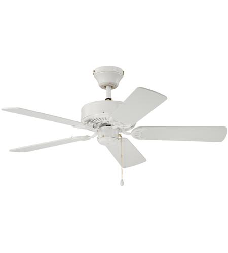 Kendal Lighting Ac6842 Wh Builders Choice 42 Inch White Ceiling Fan