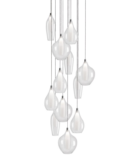 Kuzco Lighting Mp3012 Victoria Led 19 Inch Chrome Pendant Ceiling Light