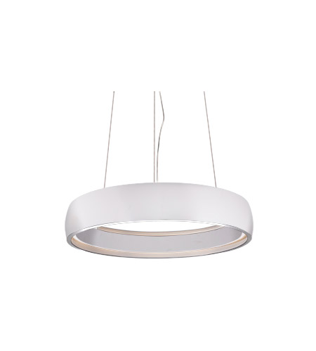 Halo Led 23 Inch White Pendant Ceiling Light