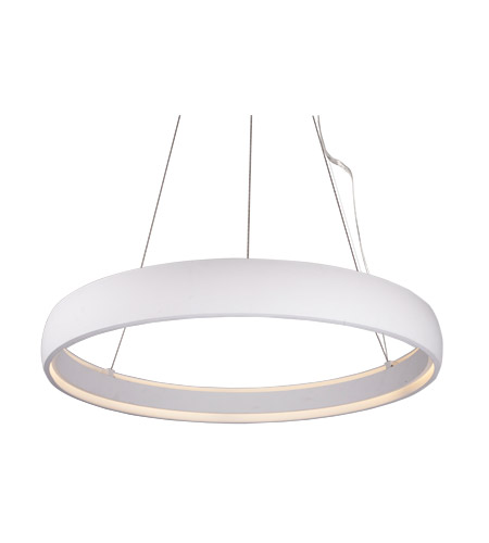 Kuzco Lighting Pd22735 Wh Halo Led 35 Inch White Pendant Ceiling Light