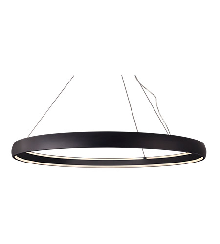 Halo Led 71 Inch Black Pendant Ceiling Light