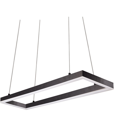 Kuzco Lighting Pd61230 Bk Piazza Led 8 Inch Black Pendant