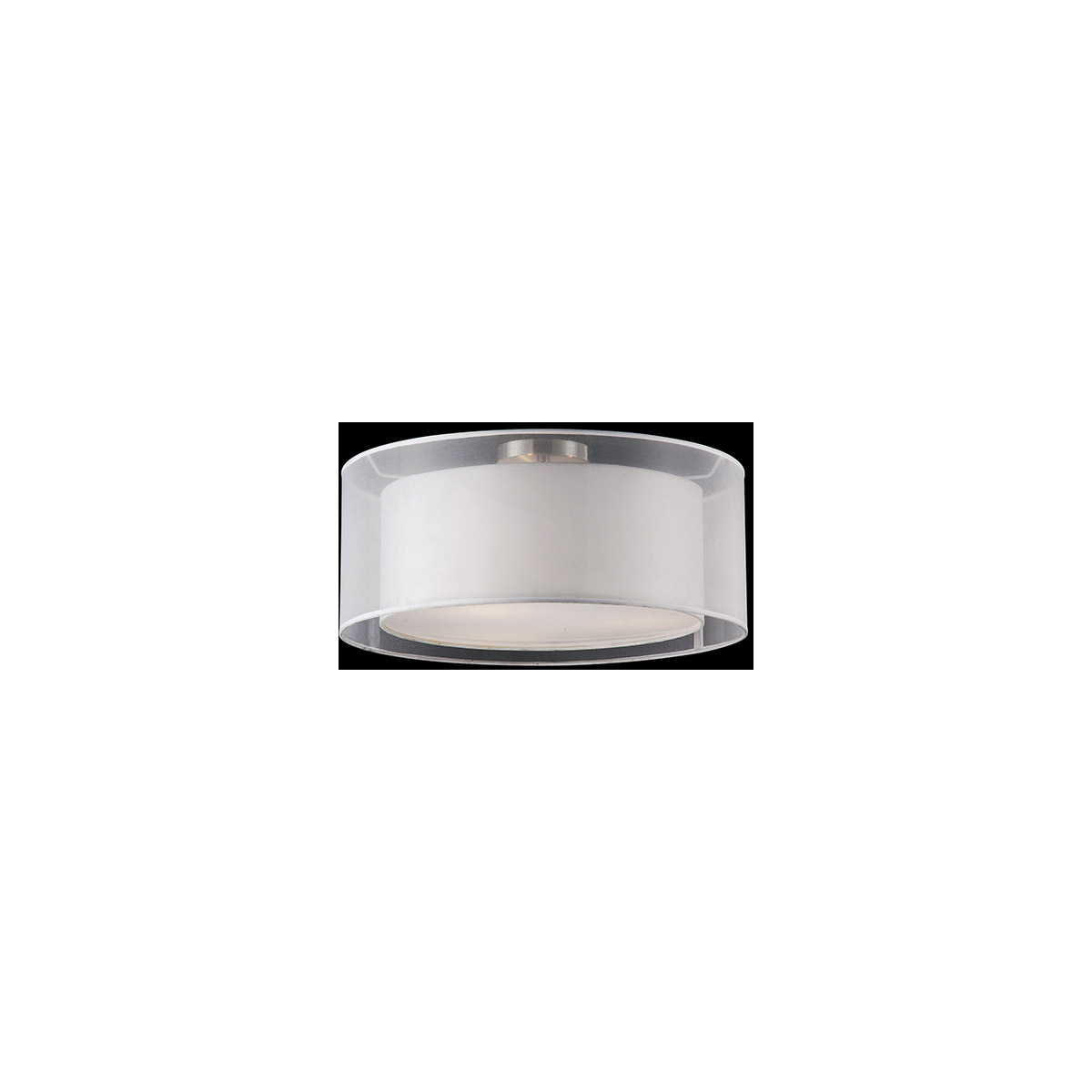 Kuzco Lighting 52333W Circon SemiFlush Mount Brushed Nickel eBay