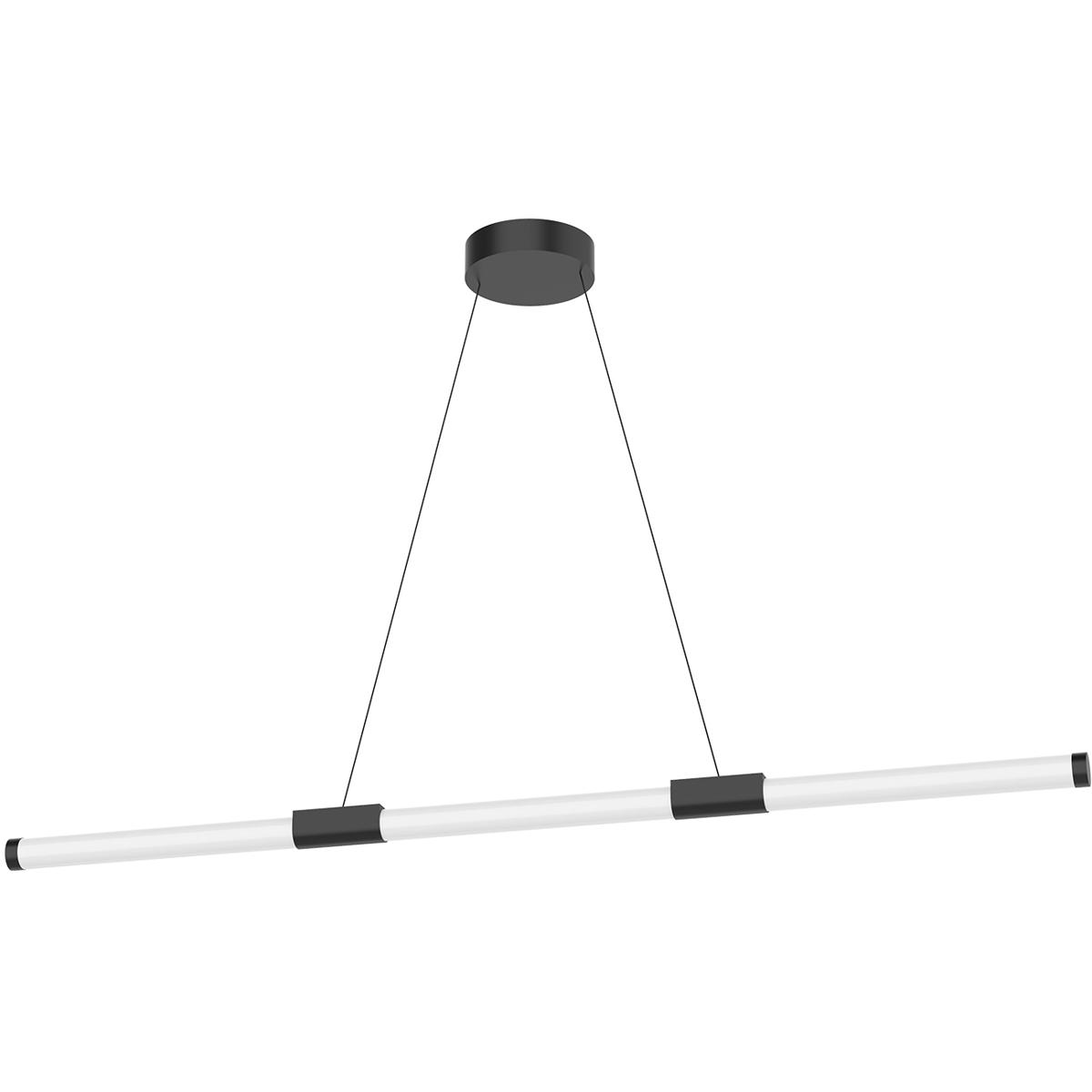 Kuzco Lighting LP18648-BK-UNV Akari LED 49.5 inch Black Linear Pendant Ceiling Light in Universal Voltage